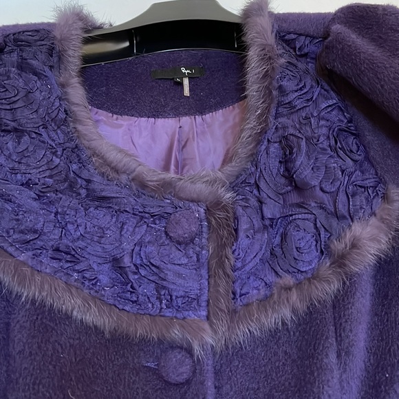 NWOT Ryu Purple Wool Blazer (L) - Picture 4 of 7